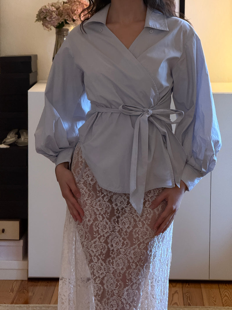 Cotton Wrap Shirt (s)