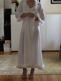 Vintage Ruffle Robe (s)