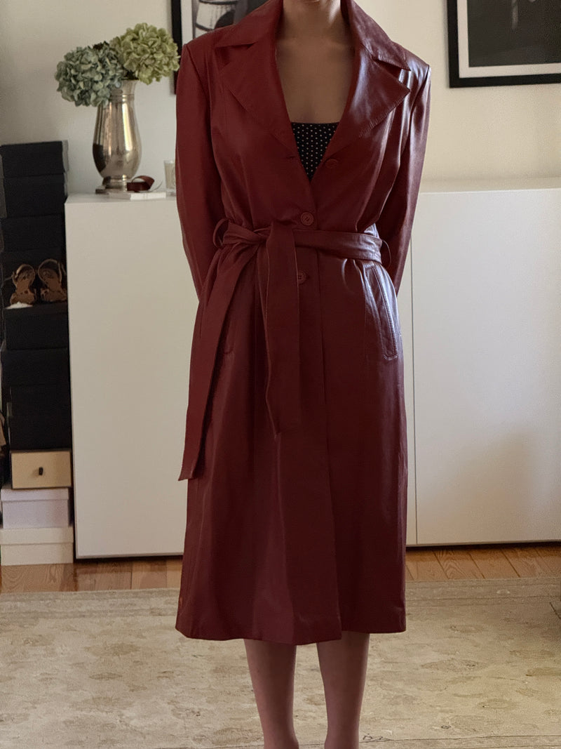 Vintage Leather Coat (s)