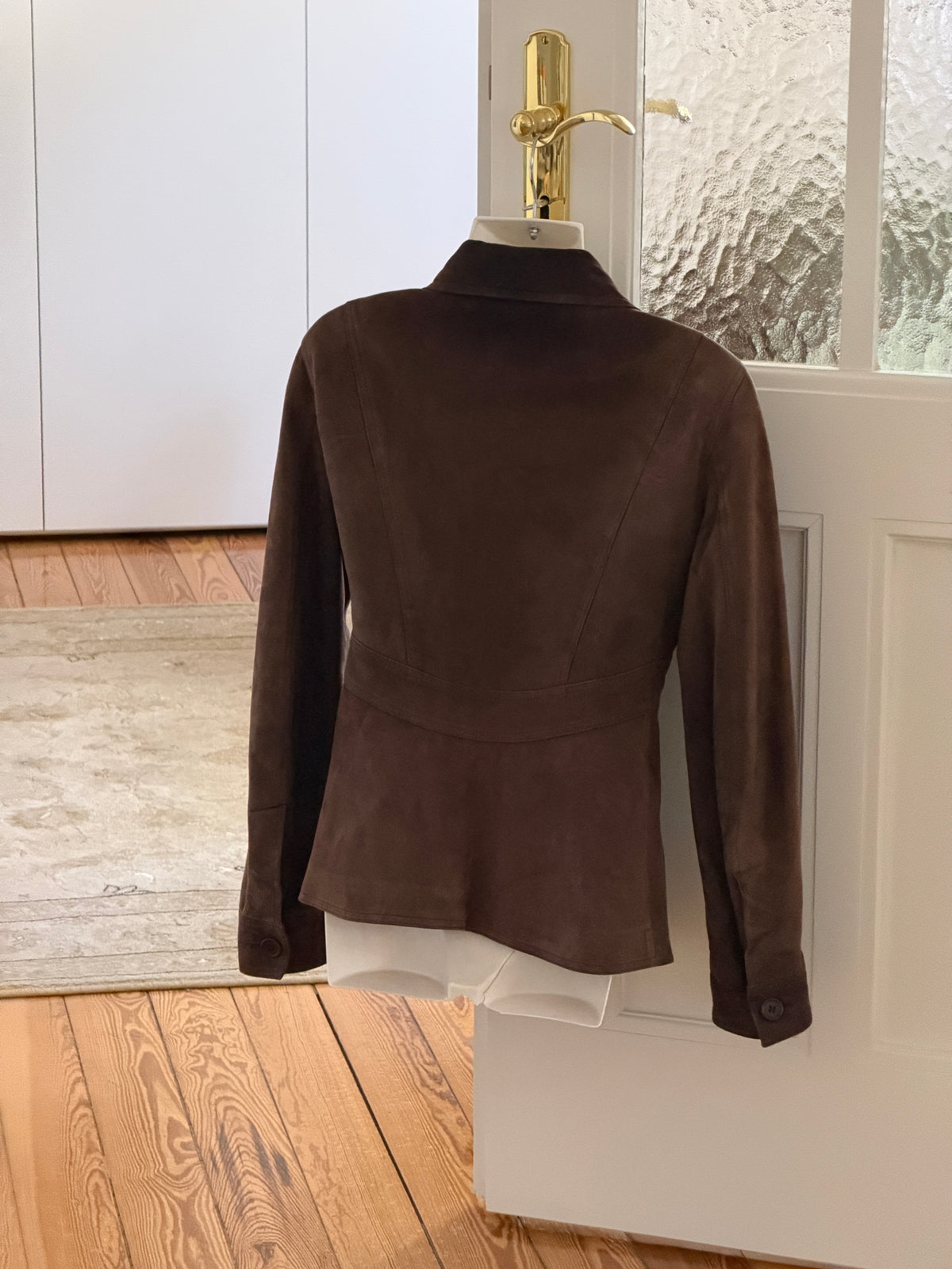 Suede Leather Coat (xs)