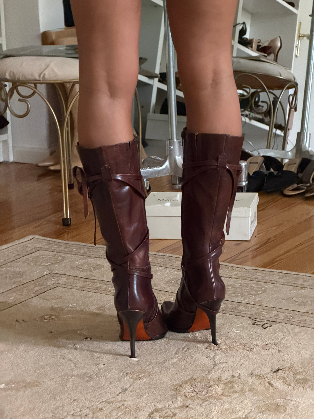 Vintage Leather Boots (39)