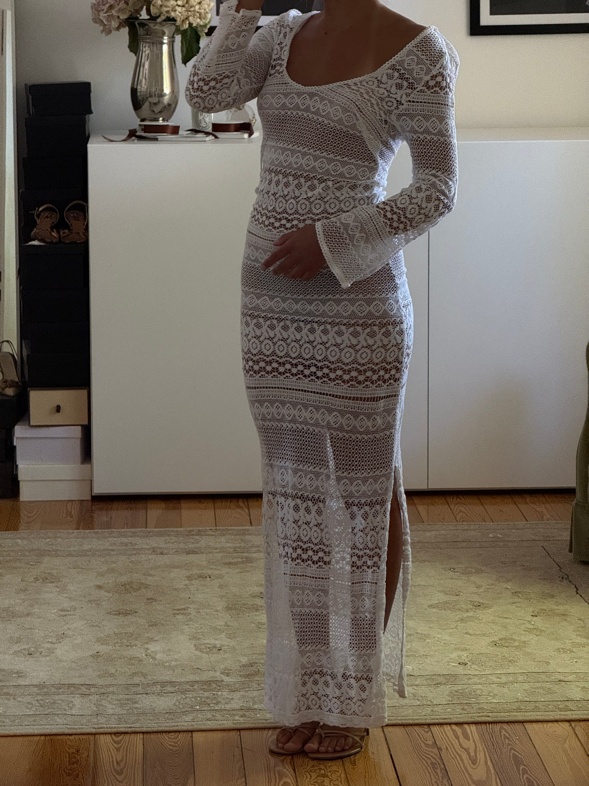 Vintage Crochet Dress (s)