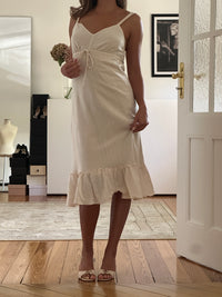 Beige Linen Dress (s)