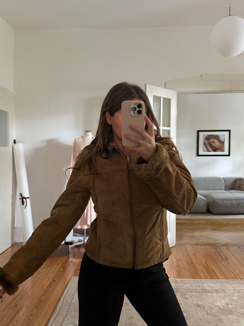 Suede Leather Jacket (s)