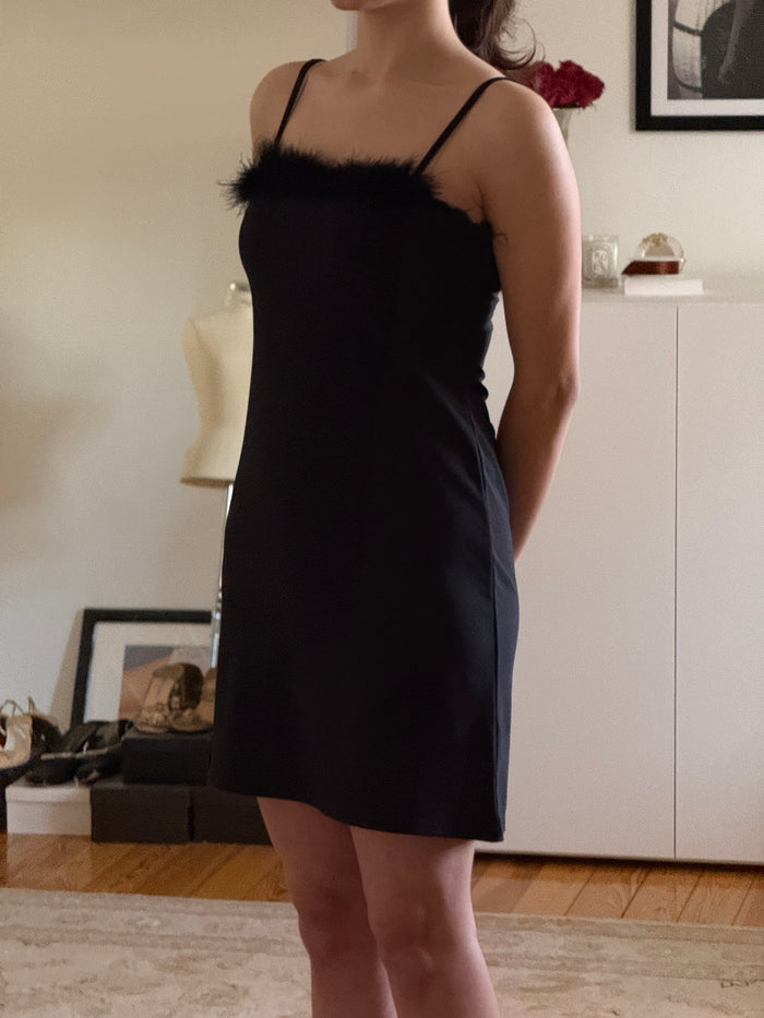Fur Mini Dress (s)