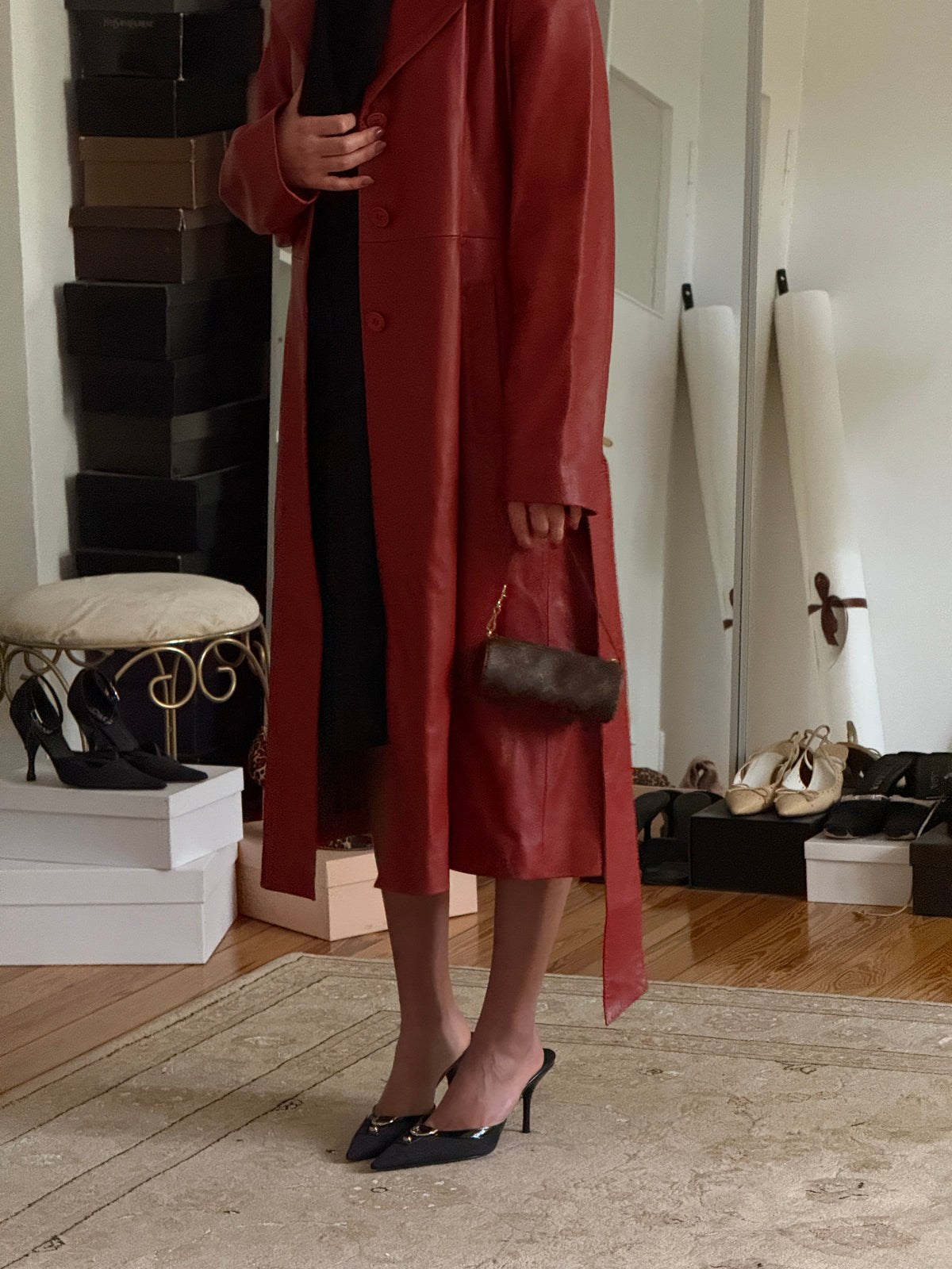 Vintage Leather Coat (s)