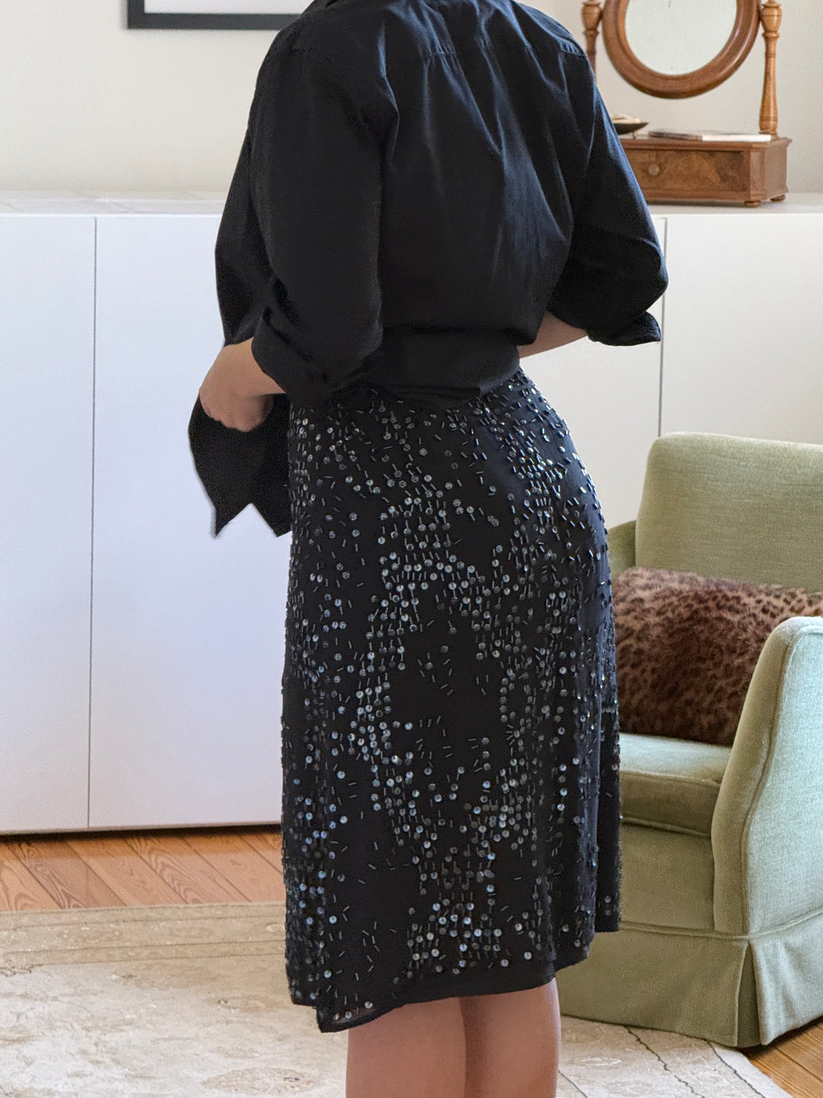 Cerruti Silk Skirt (xs)