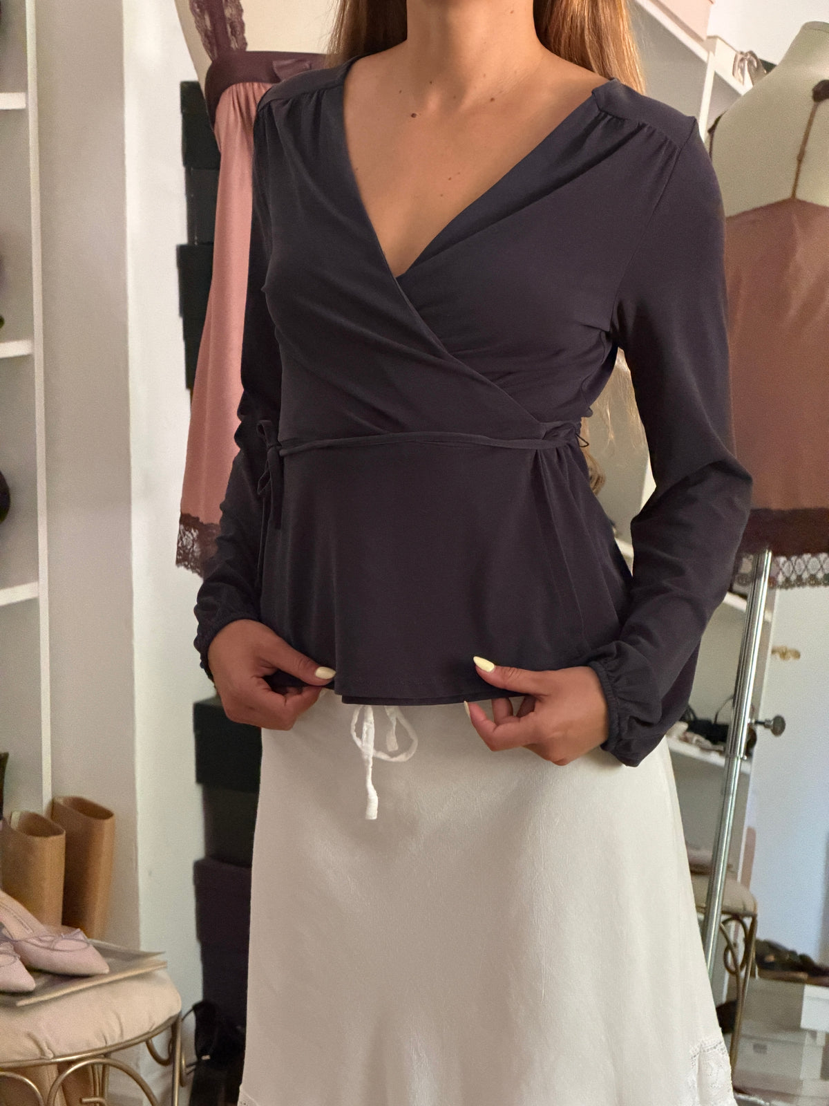 Vintage Wrap Top (s)