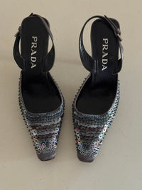 Prada Sequin Heels (38)