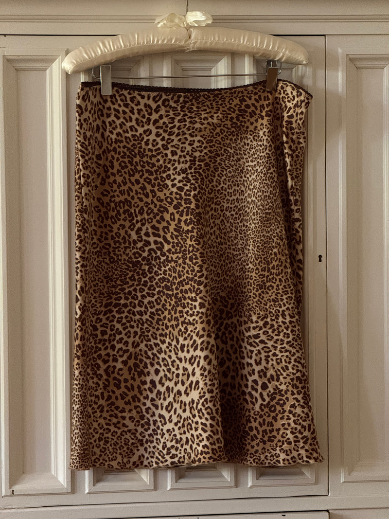 Vintage Leopard Skirt (l)