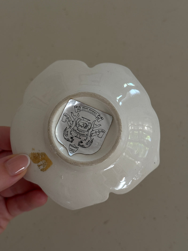 Vintage Flower Dish