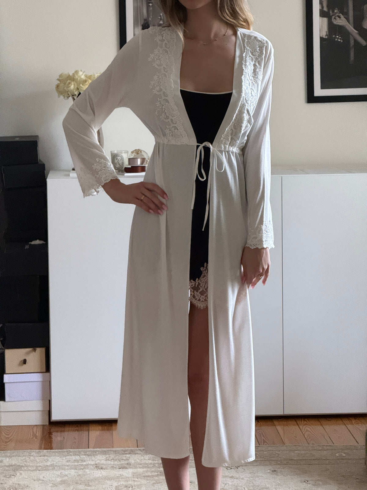 Vintage Lace Robe (s)