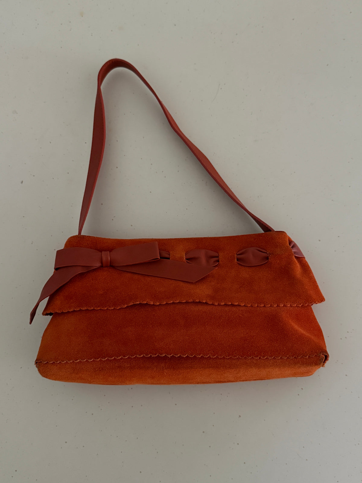 Furla Suede Bag