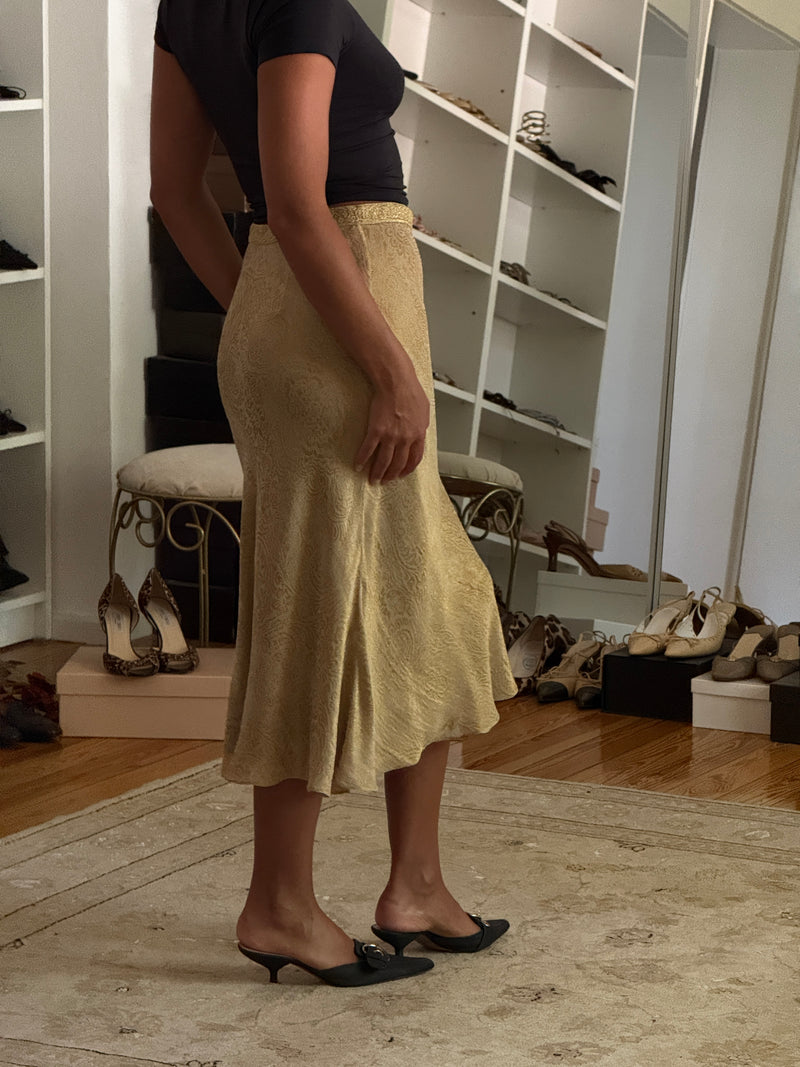 Ralph Lauren Silk Skirt (s)