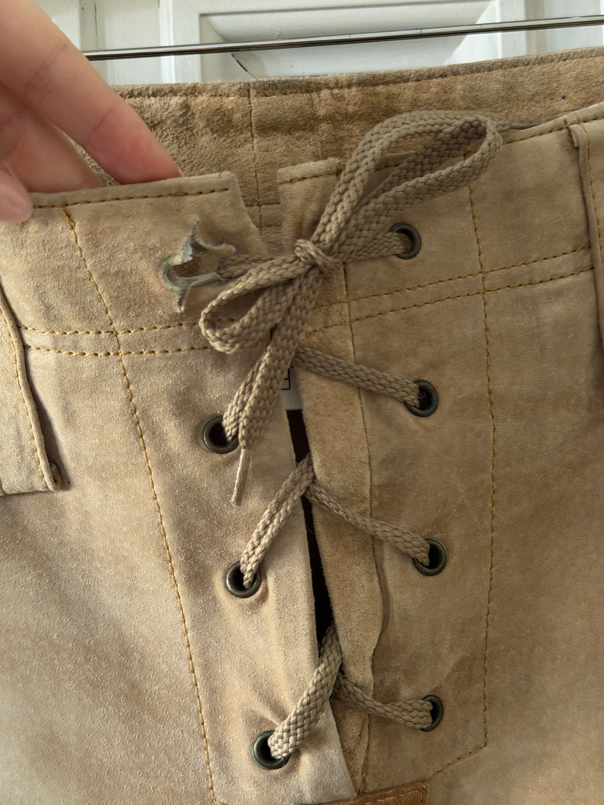 Suede Leather Pants (s)