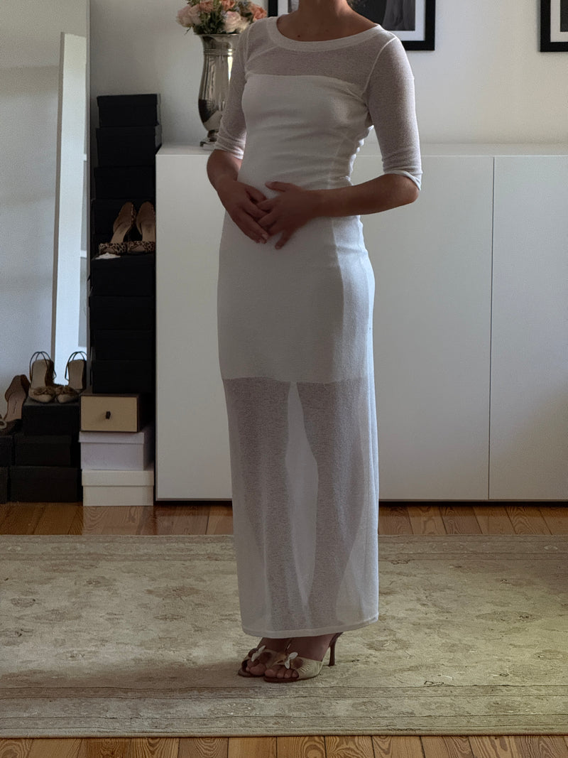 Sheer Midi Dress (s)