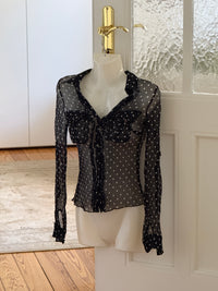 Vintage Sheer Blouse (xs)