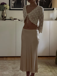 Ralph Lauren Silk Skirt (s)