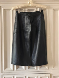 Vintage Leather Skirt (xs)