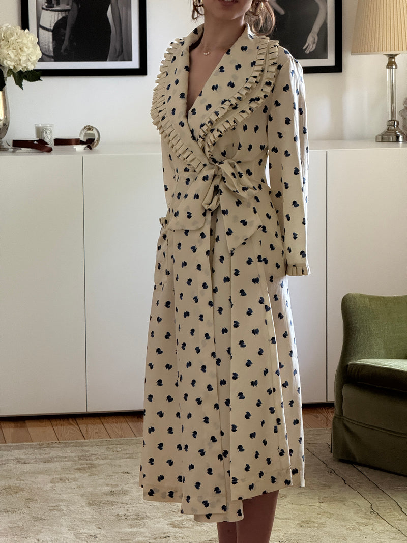 Vintage Ruffle Robe (m)