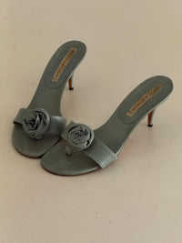 Vintage Floral Mules (38,5)