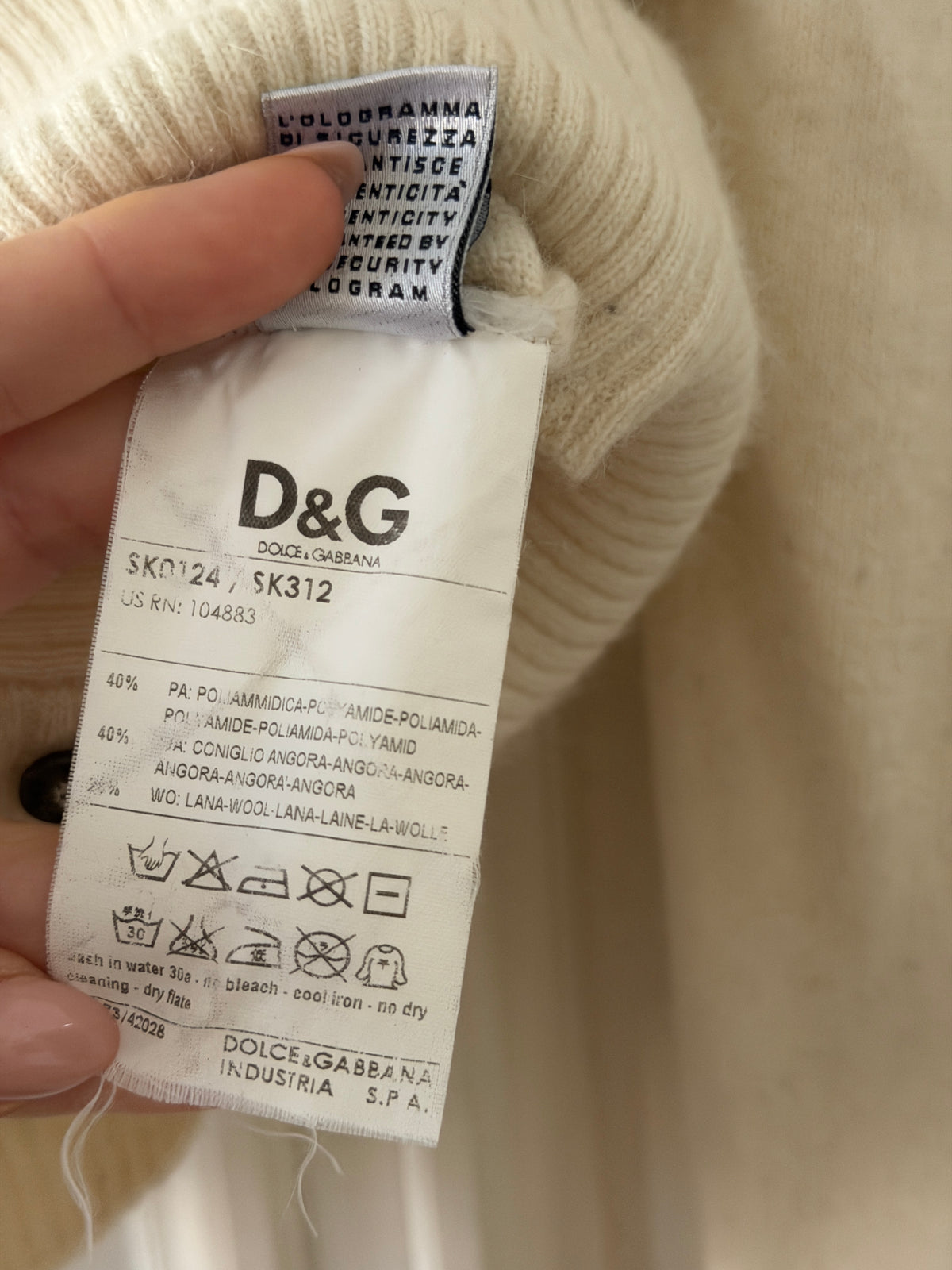 D&G Cardigan (xs)