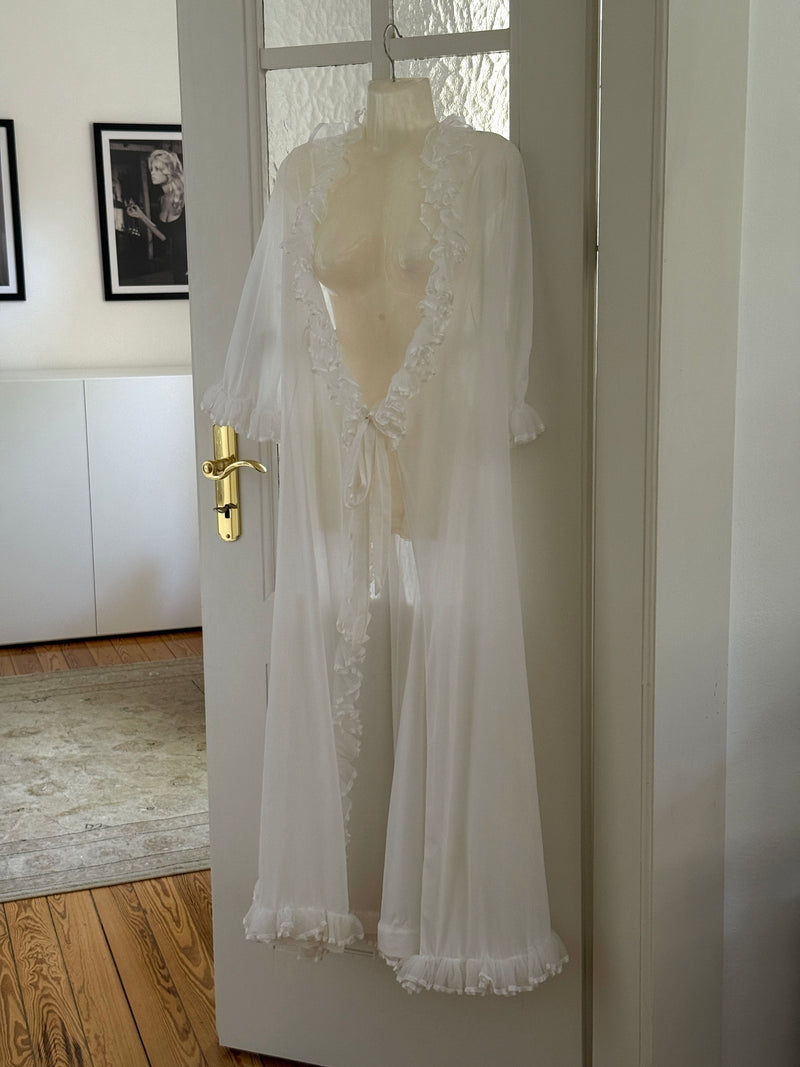 Vintage Ruffle Robe (s)