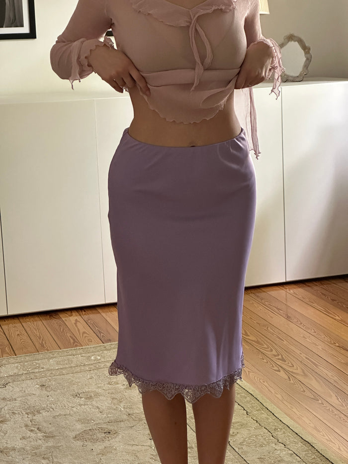 Lilac Lace Skirt (s)