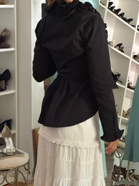 Vintage Ruffle Blouse (m)