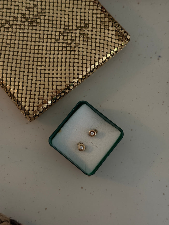 585 Gold Diamond Earrings