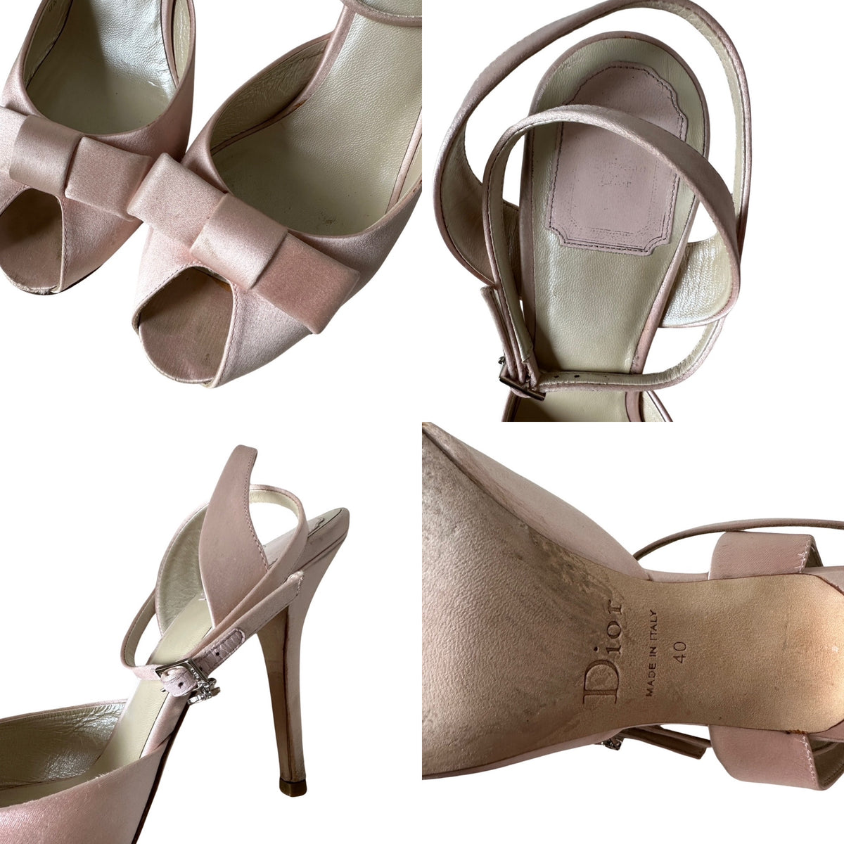 Dior Bow Sandals (40)