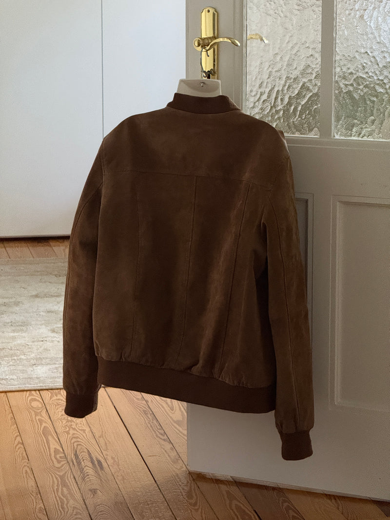 Suede Leather Jacket (l)