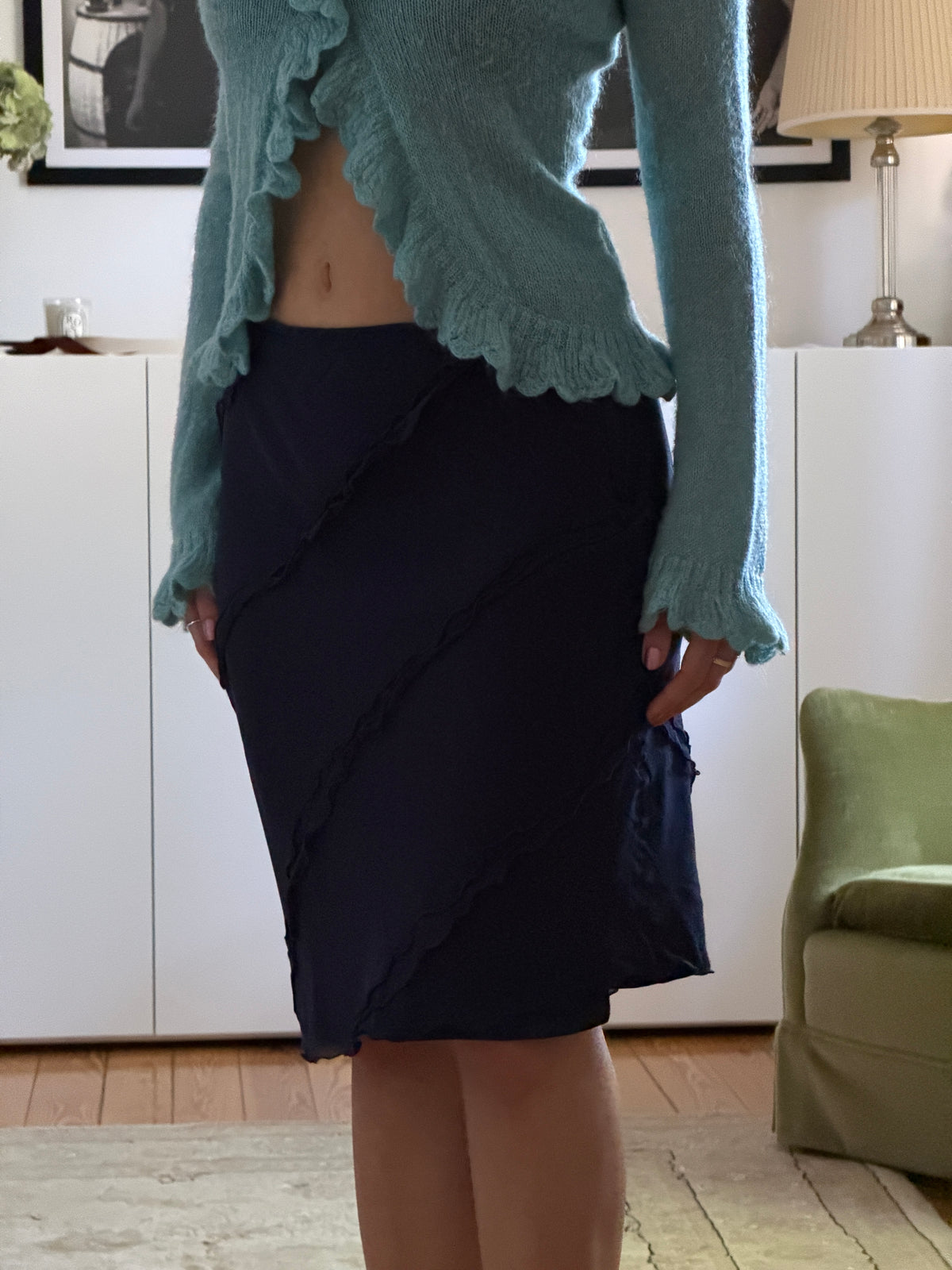 Sportmax Silk Skirt (s)