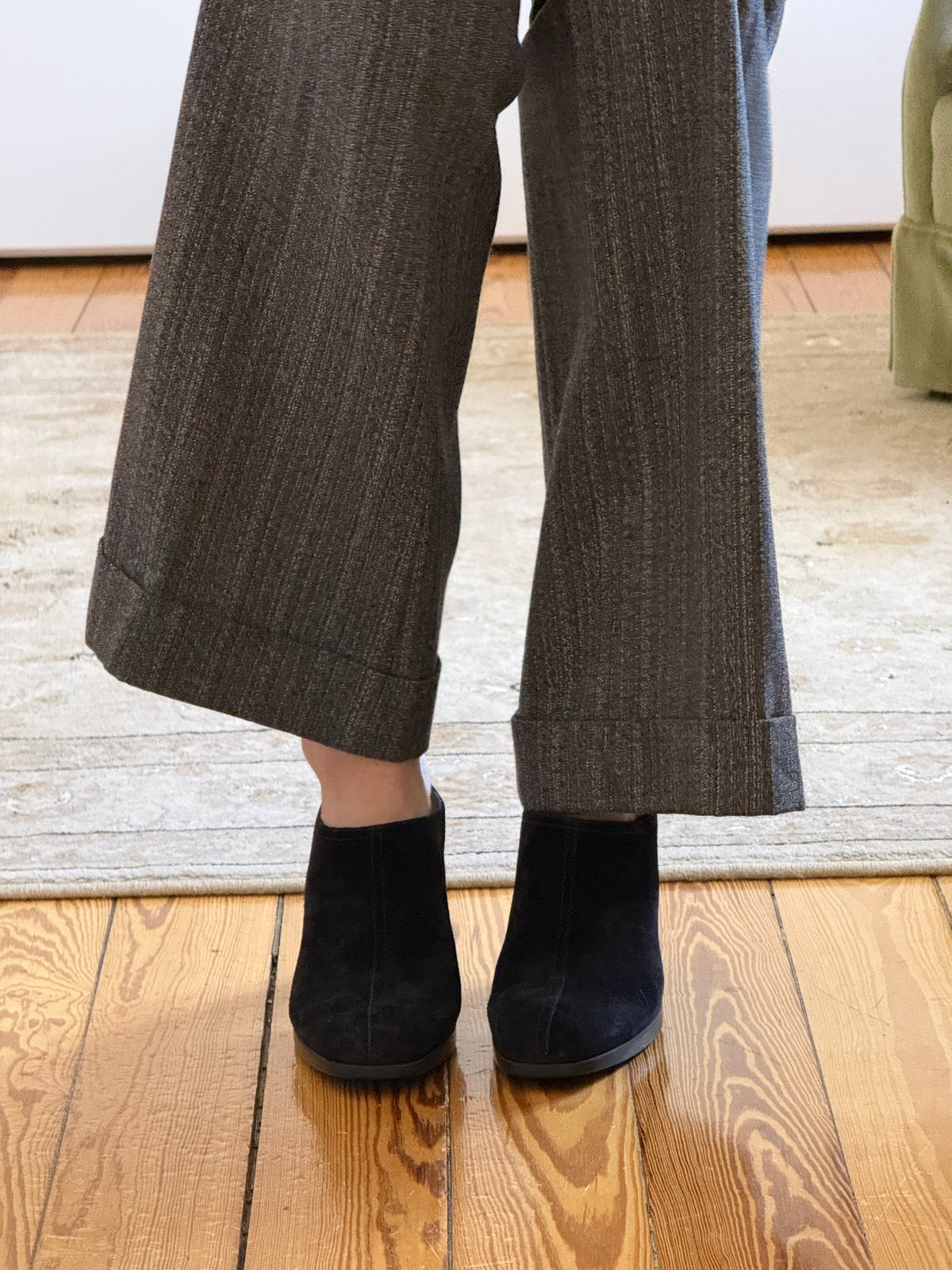 Prada Suede Mules (39)