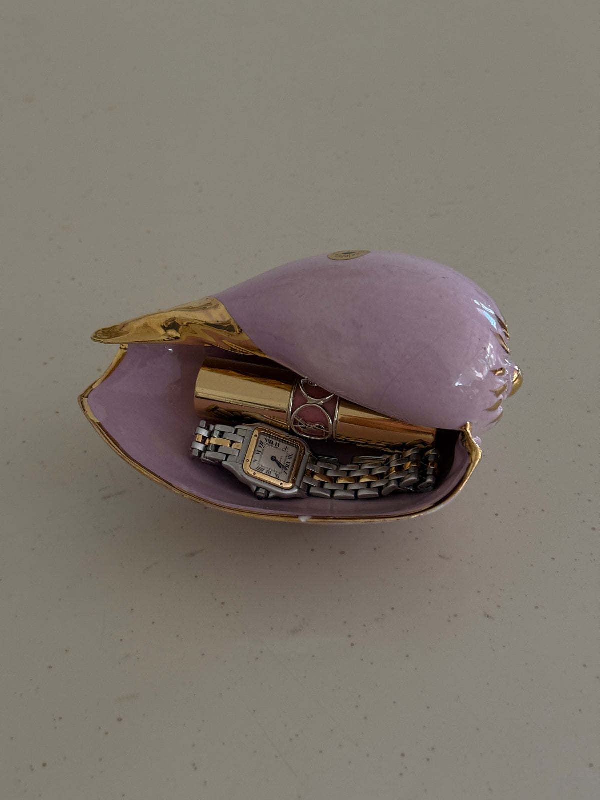 Vintage Shell Trinket Box
