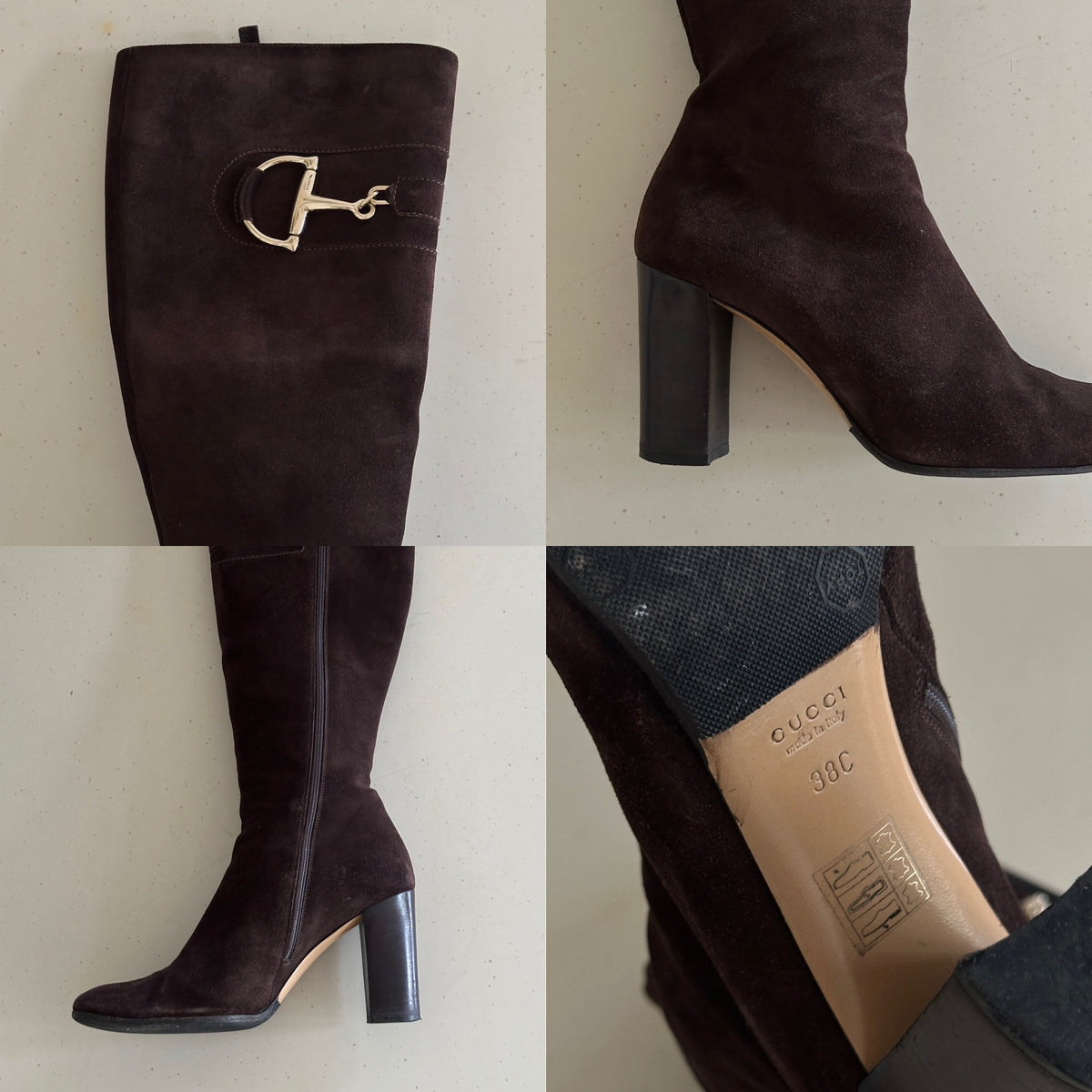 Gucci Horsebit Boots (38)