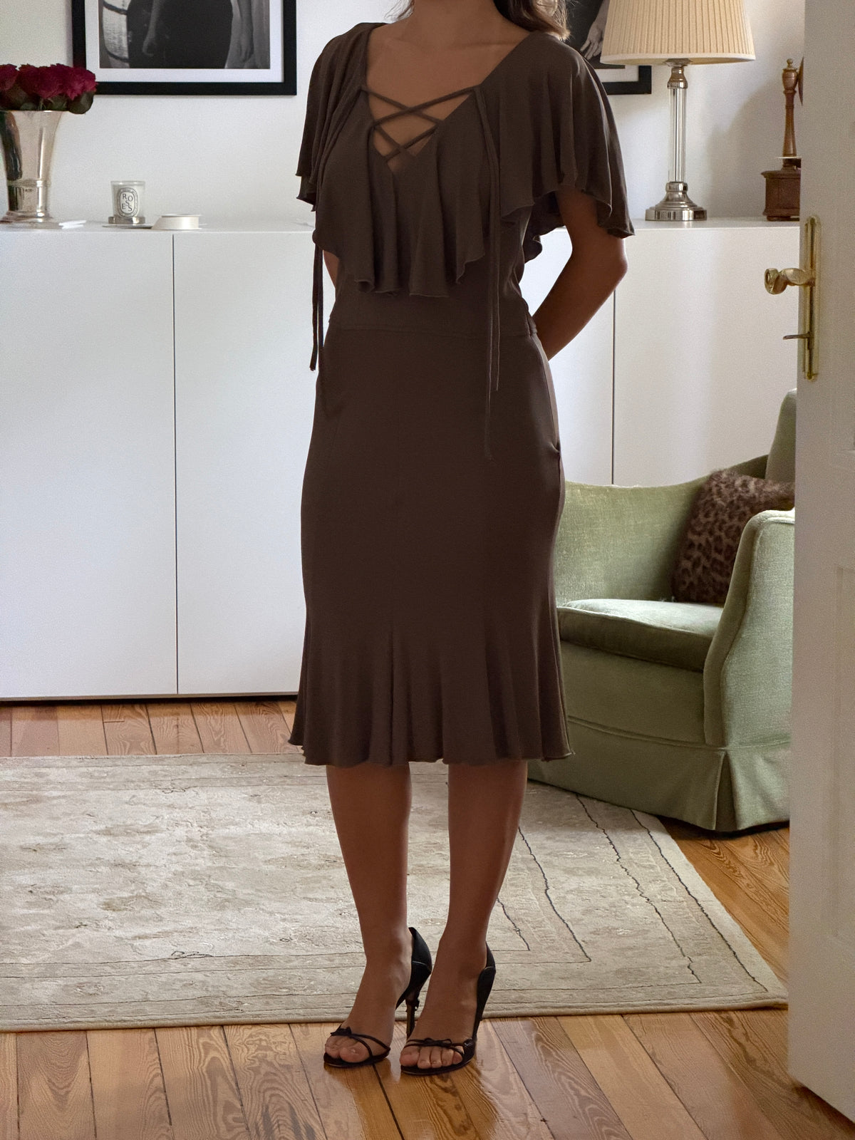 Valentino Ruffle Dress (s)