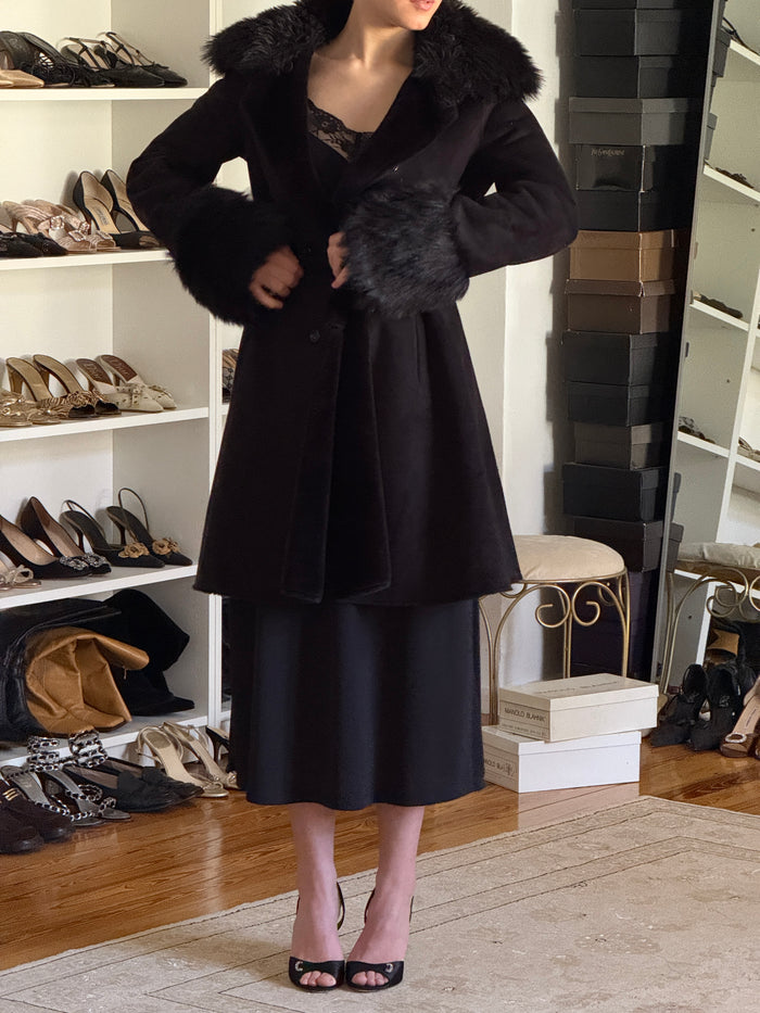 Patrizia Pepe Fur Coat (xs)