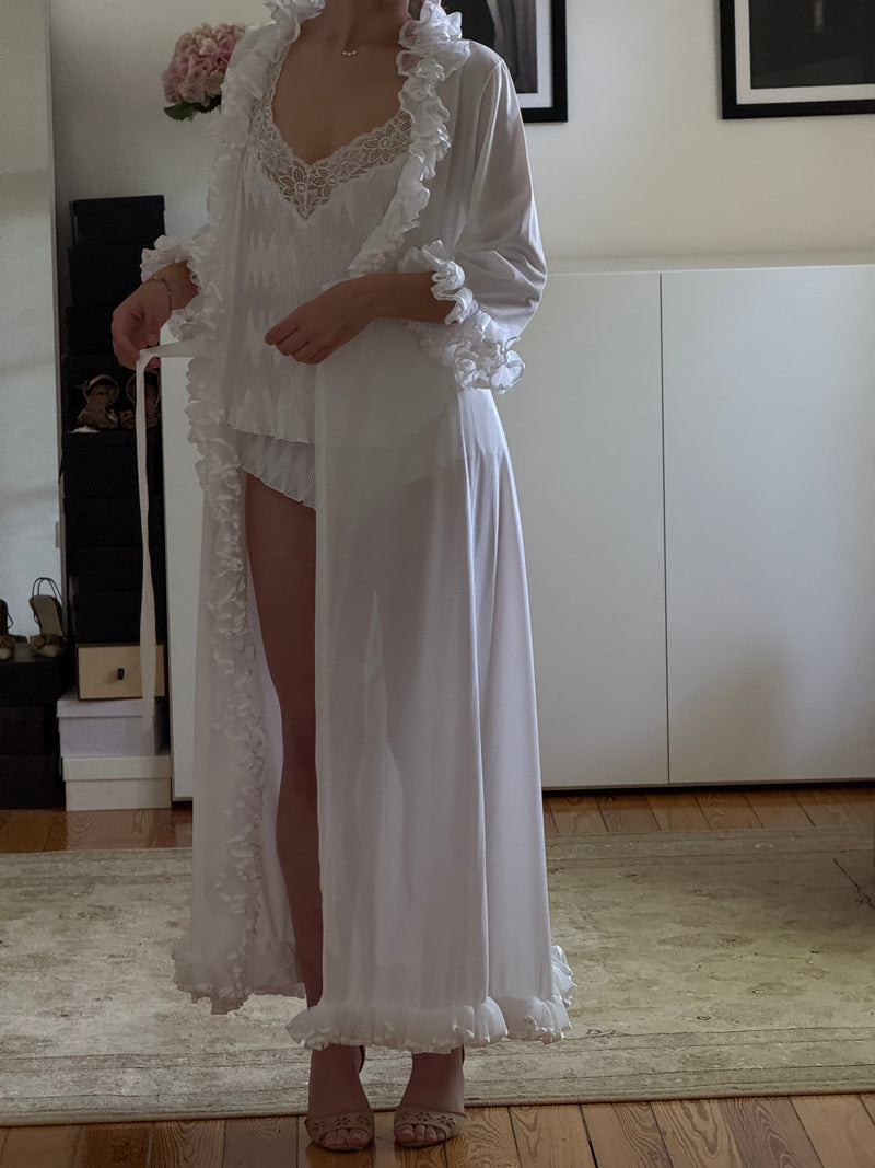 Vintage Ruffle Robe (s)