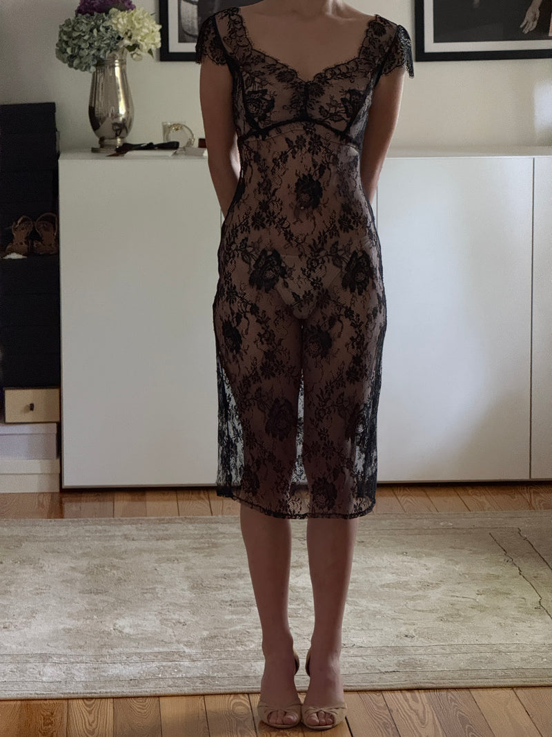 Sheer Lace Dress (s)