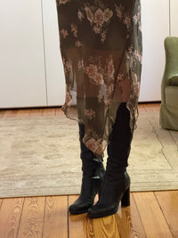 Vintage Floral Dress (s)
