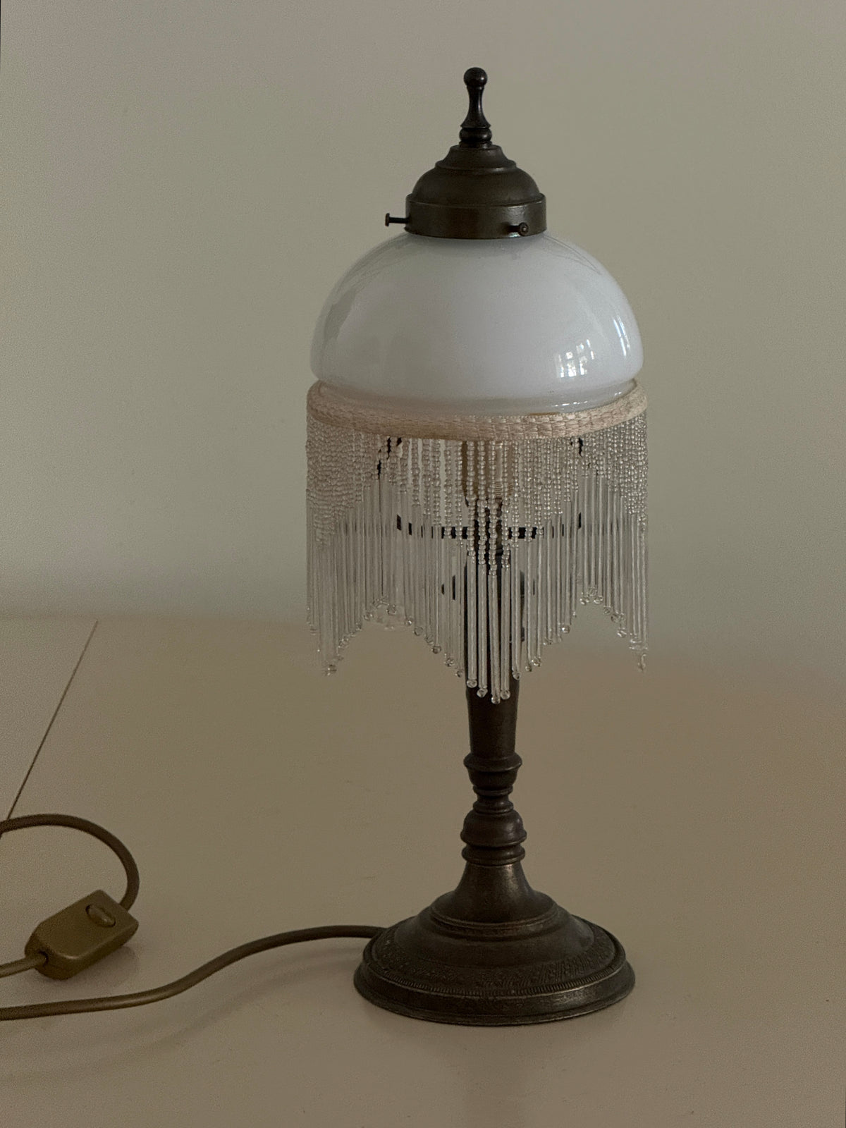 Vintage Fringe Lamp