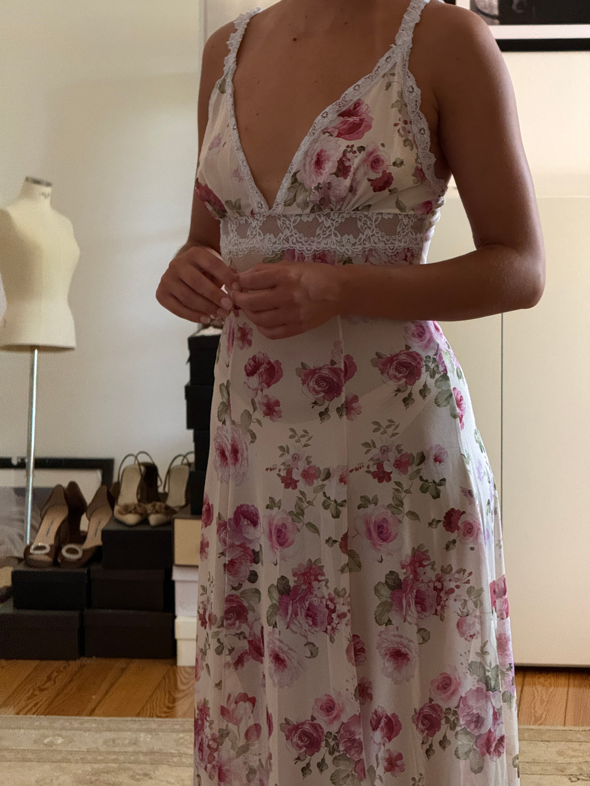 Floral Lingerie Dress (s)