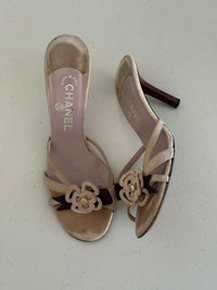 Chanel Floral Mules (38)