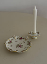 Vintage Plate & Candle