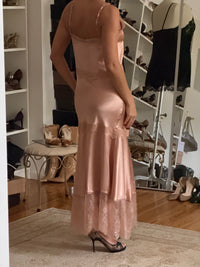 Lace Satin Dress (s)