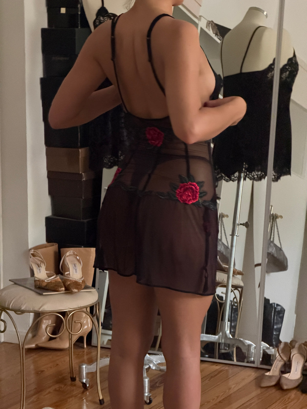 Floral Lingerie Dress (s)