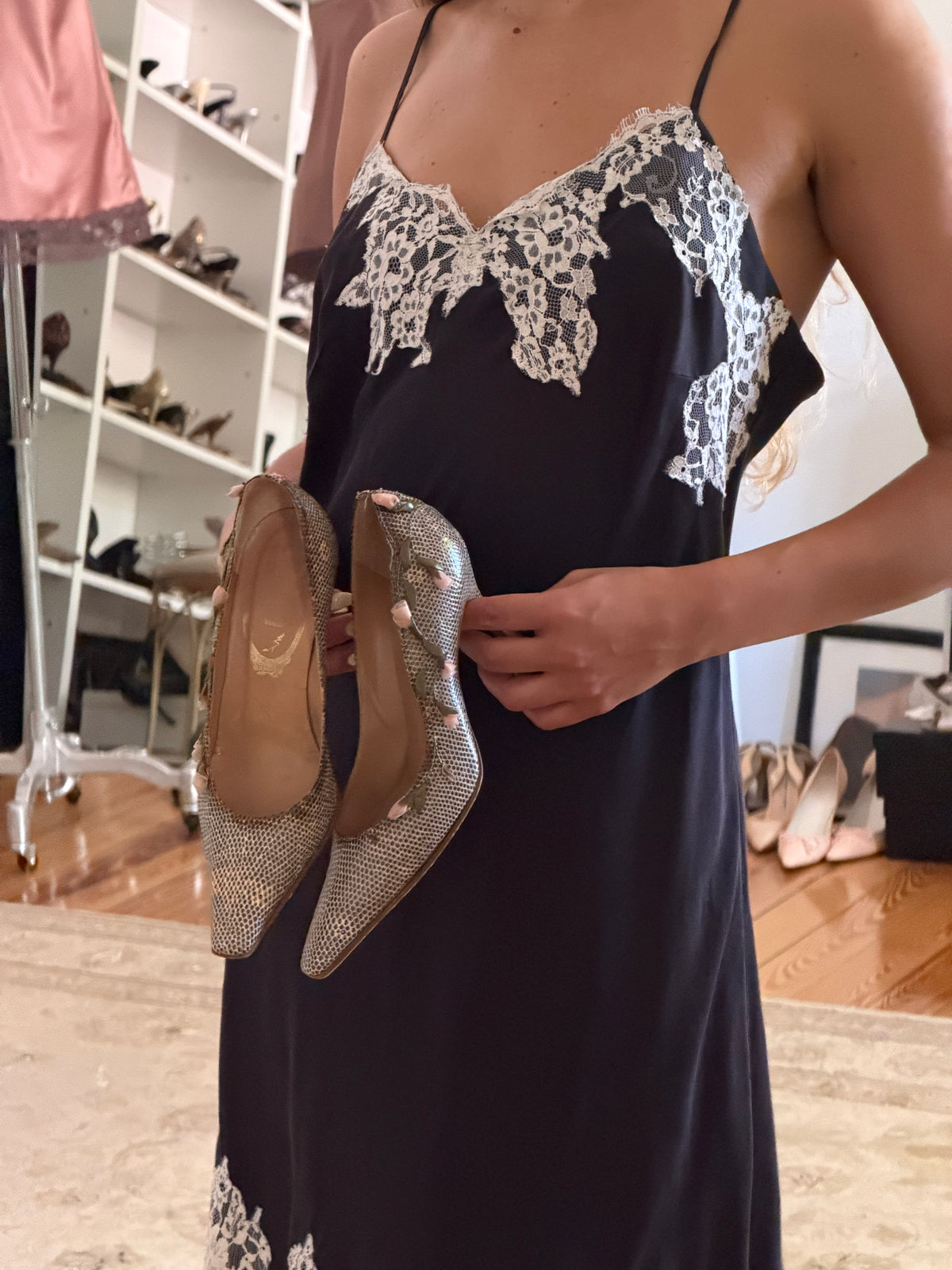 Silk Lingerie Dress (l)
