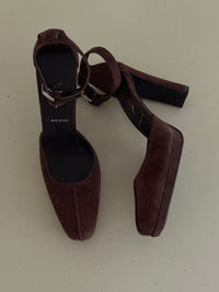 Prada Suede Heels (37)