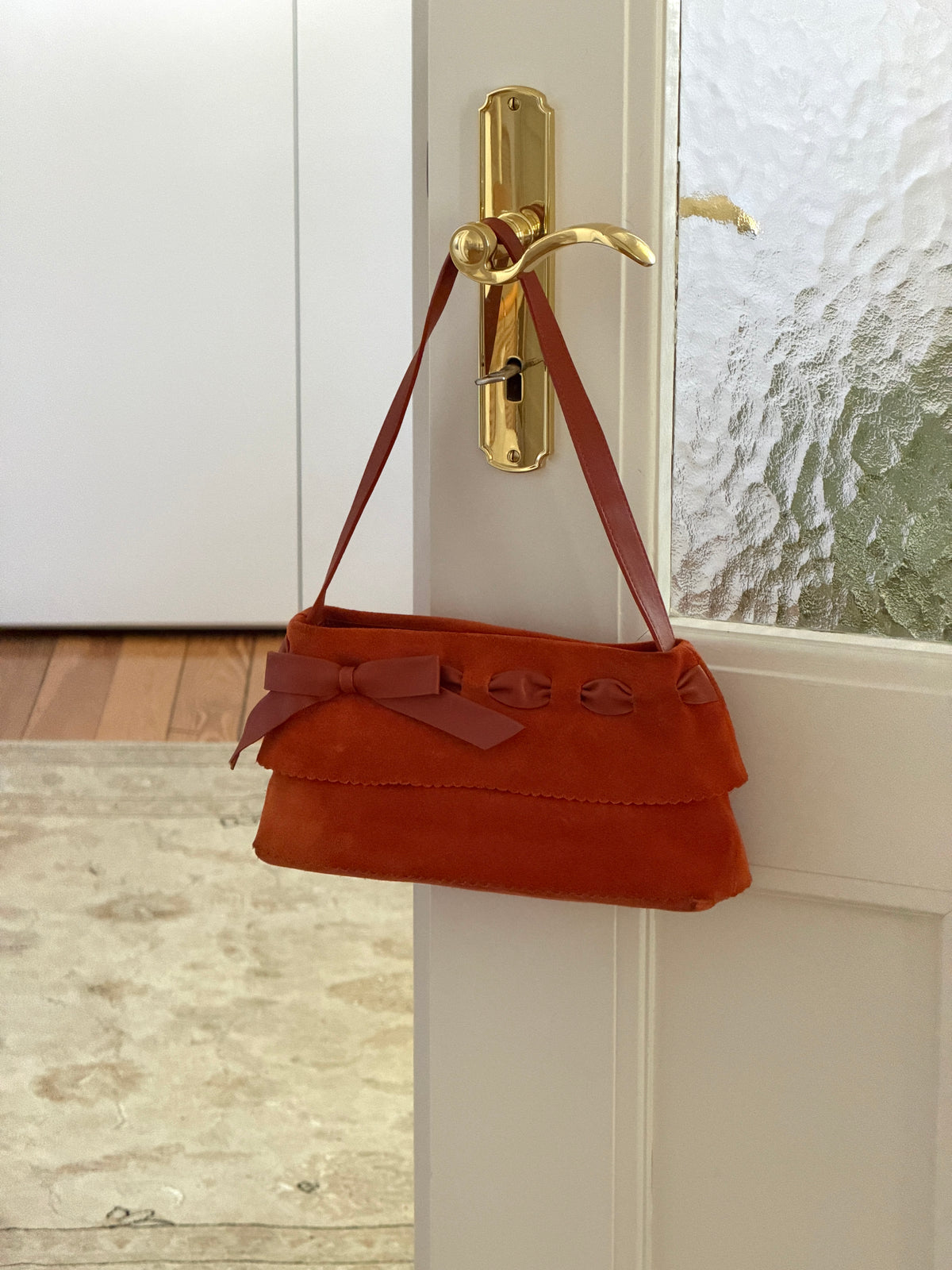 Furla Suede Bag